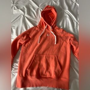 Womens Under Armour Coral Hoodie Sweatshirt Size Medium